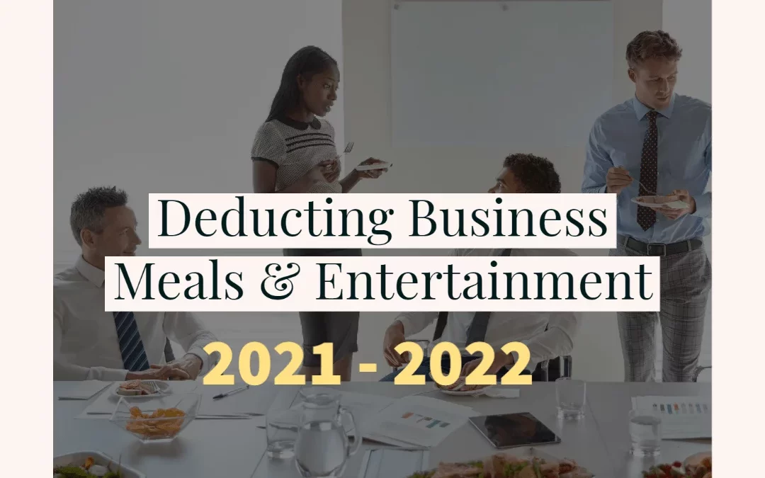 Tax Deductions: Meals and Entertainment